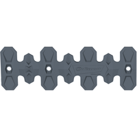 Image of Polisport Armadillo Short Exhaust Header Pipe Guard - Grey