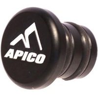 Apico CNC Gear Pedal Tip End Cap - Aluminium Black