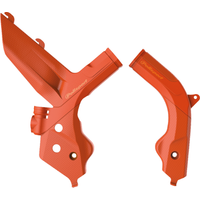 Polisport Frame Protectors - KTM SX/SXF 2019-22, EXC/EXC-F 2020-23 - Orange