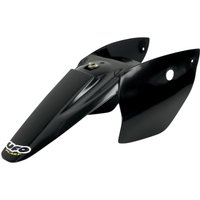 KT03073#001 - KT03073#001 - UFO Rear Fender & Side Panel Unit - KTM SX65 2002-08 - Black