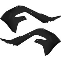 Polisport Radiator Scoops - Kawasaki KXF250 2021-23, KXF450 2019-23 - Black