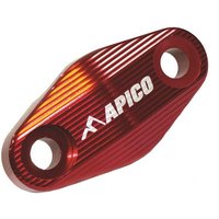 Apico Brake Hose Clamp - KTM SX/SXF 125-450 2015-18, EXC/EXC-F 125-500 2016-18, Husqvarna TC/FC 125-450 2015-18 - Red