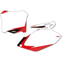 12-64326 - Factory Effex Pre-cut Graphic Number Plate Kit - Honda CRF250R 2008-2009