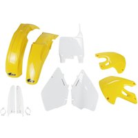 Image of SUKIT400F@999 - UFO Full Plastics Kit - Suzuki RM 125/250 2000 - OEM