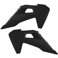 Polisport Radiator Scoops - Husqvarna TC/FC/TX/FX 2019-22, TE/FE 2020-22 - Black