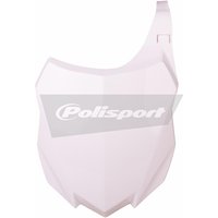 Polisport Front Number Board - Kawasaki KXF250 2013-16, KXF450 2013-15 - White