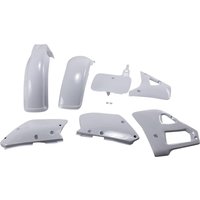 Image of YAKIT298F@999 - YAKIT298@999 - UFO Full Plastics Kit - Yamaha YZ125 1989-90 - White