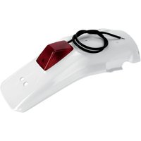 HO02650#041 - HO02650#041 - UFO Enduro Rear Fender With Tail Light - Honda XR600R 1988-98 - White