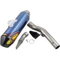 042376 - 042376 - FMF Factory 4.1 RCT Slip-On Titanium/ Carbon Silencer - Blue - Kawasaki KXF250 2017-20