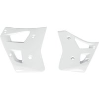 YA02823#046 - YA02823#046 - UFO Radiator Scoops - Yamaha YZ250 1990-92 - White