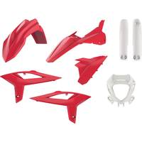 Polisport Full Enduro Plastics Kit - Beta 250/300/350/450 RR 2020-22 - OEM (Red/White)