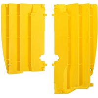Image of Polisport Radiator Louvres - Suzuki RMZ450 2008-17 - Yellow