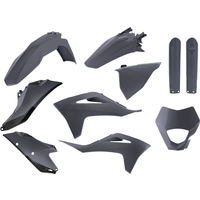 Polisport Full Enduro Plastics Kit - Gas Gas EC 250/300 & EC 250/350 F 2021-23 - Grey