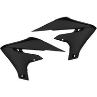 Polisport Radiator Scoops - Yamaha YZF250 2019-23, YZF450 2018-22, YZF250X & WRF250 2020-23, YZF450X & WRF450 2019-23 - Black