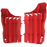 Image of Polisport Radiator Louvres - Honda CRF250R 2018-20, CRF250RX 2019-20 - Red