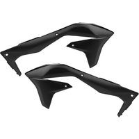 Polisport Radiator Scoops - Kawasaki KXF450 2016-18 - Black
