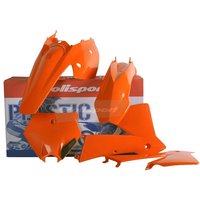 Polisport Full Plastics Kit - KTM SX 125/250 2003-04, EXC 125/200/250/300 2004 - Orange