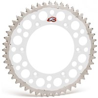Image of Renthal Twin Ring Rear Sprocket - Honda CR/CRF 125/250/450 Up To 2024 - 49T Silver