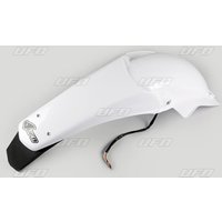 YA03891#046 - YA03891#046 - UFO Enduro Rear Fender With Tail Light - Yamaha WRF 250/450 2003-06 - White