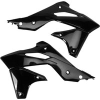 KA04725#001 - KA04725#001 - UFO Radiator Scoops - Kawasaki KXF250 2013-16 - Black