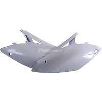Polisport Side Panels - Kawasaki KXF250 2009-12, KXF450 2009-11 - White