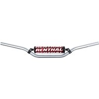 Renthal 742 7/8 4.5 Inch Rise Trials Handlebars - Silver