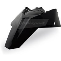 Polisport Rear Fender/ Side Panels - KTM SX 2007-10, EXC 2008-11 - Black
