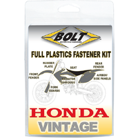 Bolt Hardware Plastic Fastener Kit - Honda CR500 1990-2001