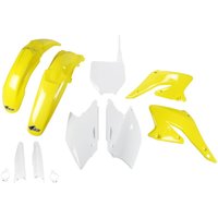 Image of SUKIT403F@999 - UFO Full Plastics Kit - Suzuki RMZ250 2004-06 - OEM