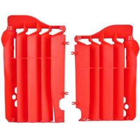 Image of Polisport Radiator Louvres - Honda CRF450R 2013-14 - Red