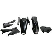 Image of KTKIT503F@001 - KTKIT503@001 - UFO Full Plastics Kit - KTM SX 125/250/450/525 2005-06 - Black