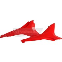 Image of Polisport Side Panels - Honda CRF250R 2010-13, CRF450R 2009-12 - Red