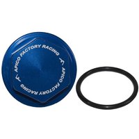 Image of Apico Rear Brake Cover - Husqvarna FE 250/350/450/501 2014-18, TE/FE 2009-14 - Blue