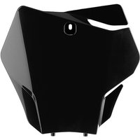 Polisport Front Number Board - Gas Gas MC125 & MC250F 2021-23 - Black