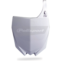 Polisport Front Number Board - Yamaha YZF250 2010-18, YZF450 2010-17, YZ 125/250 2015-21 - White