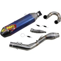 Image of 045652 - FMF Factory 4.1 RCT Steel/ Ti Exhaust System - Husqvarna FE250 2020-21 - Blue