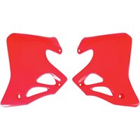 HO02672#067 - HO02672#067 - UFO Radiator Scoops - Honda CR125 1995-97, CR250 1995-96 - Red