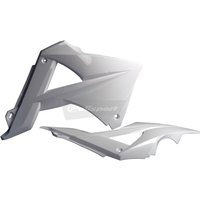 Polisport Radiator Scoops - Gas Gas EC/ECE/ECF 2010-11 - White