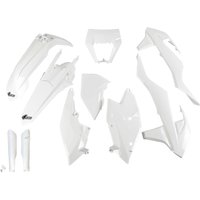 Image of KTKIT523F@047 - UFO Full Plastics Kit - KTM EXC 250/300 & EXC-F 250/350/500 2017-19 - White