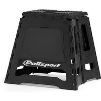 Polisport Moto Folding Fold Out Paddock Box Stand - Black/ Black