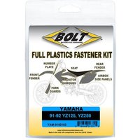 Bolt Hardware Plastic Fastener Kit - Yamaha YZ 125/250 1991-92