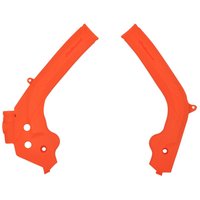 Polisport Frame Protectors - KTM/Husqvarna SX/SXF 2016-18, EXC/EXC-F 2017-19, FC/TC/FX/TX 2016-18, TE/FE 2017-19 - Orange