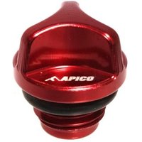 Image of Apico Oil Fill Plug - Honda CRF250R & CRF250RX 2018-24 - Red