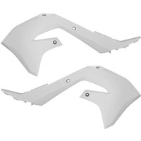 Polisport Radiator Scoops - Kawasaki KXF250 2021-23, KXF450 2019-23 - White
