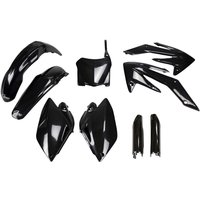 Image of HOKIT112F@001 - UFO Full Plastics Kit - Honda CRF250R 2009 - Black