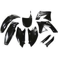 Image of KAKIT212F@001 - UFO Full Plastics Kit - Kawasaki KXF250 2009 & 2012 - Black