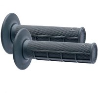 Image of Renthal G087 MX Diamond/Waffle Medium Grips - Grey