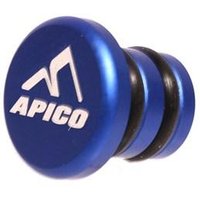 Apico CNC Aluminium Gear Pedal Tip End Cap - Blue