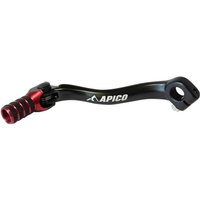 Apico Elite Gear Pedal - Honda CRF250R 2004-09, CRF250X 2004-17 - Black/ Red