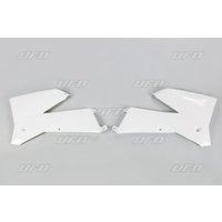 KT03084#047 - UFO Radiator Scoops - KTM EXC 125/200/250/300 2005-07 - White